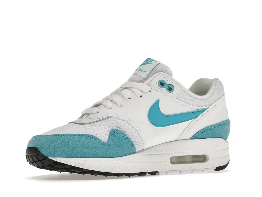 Фото № 3 с приближением к товару «‎Nike Air Max 1 White Light Blue Fury »