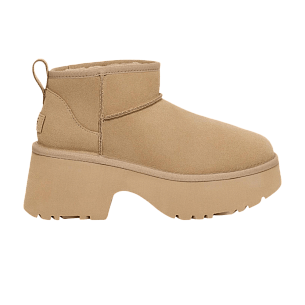 UGG Women's Classic Ultra Mini New Heights Boot Mustard Seed