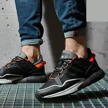 adidas originals ZX 2K Boost Pure 'Black Orange' - 3