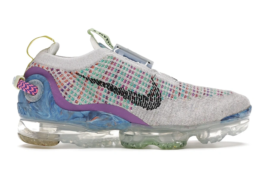 Фото № 1 с приближением к товару «‎Nike Air VaporMax 2020 Flyknit Pure Platinum Multi-Color »