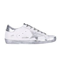Фото № 1 с приближением к товару «‎Golden Goose Women's Superstar White Silver»