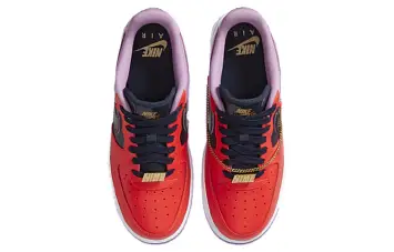 Nike Air Force 1 Low Wmns RedBlackPurple - 5