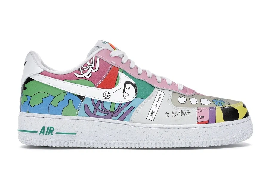 Фото № 1 с приближением к товару «‎Nike Air Force 1 Flyleather Ruohan Wang»