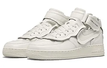 CDG x Nike Air Force 1 Mid White - 5