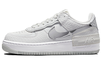Фото № 1 с приближением к товару «‎Nike Air Force 1 Shadow Low-Top Sneakers WhiteSilver»