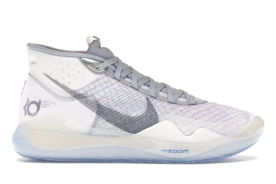 Фото № 1 с приближением к товару «‎Nike KD 12 White Wolf Grey»