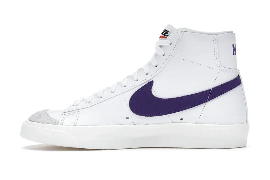 Фото № 3 с приближением к товару «‎Nike Blazer Mid 77 White Voltage Purple »