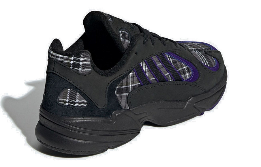 Фото № 4 с приближением к товару «‎adidas Yung-1 Purple Plaid»