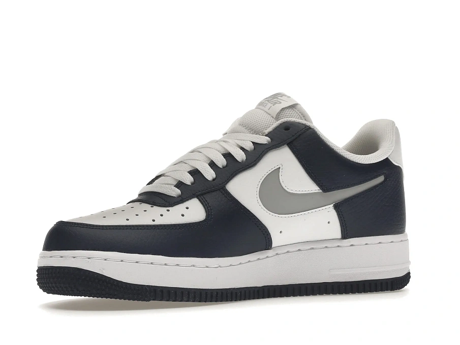 Фото № 4 с приближением к товару «‎Nike Air Force 1 Low White Navy Grey»