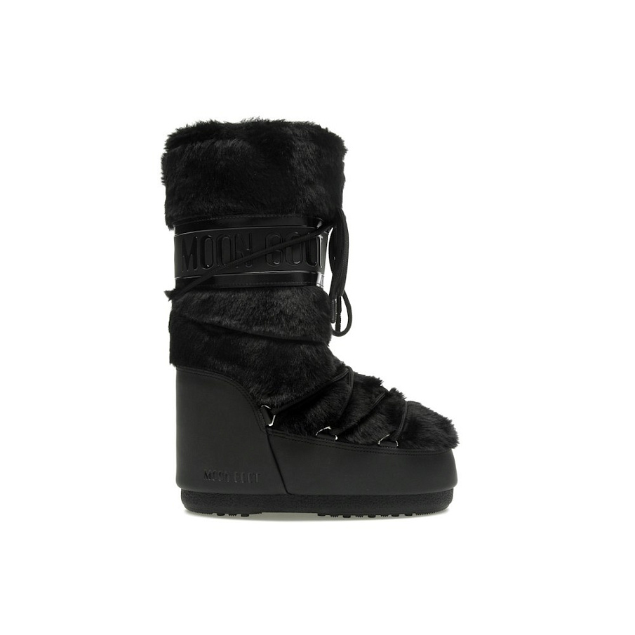 Фото № 1 с приближением к товару «‎Moon Boot Icon Faux-Fur Boot Black»