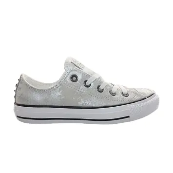 Converse Women's Chuck Taylor All Star Hardware Low Silver Mouse - 1