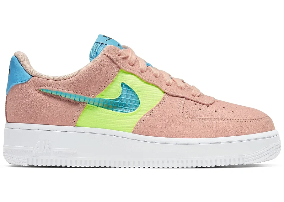 Фото № 1 с приближением к товару «‎Nike Air Force 1 Low Washed Coral Ghost Green »
