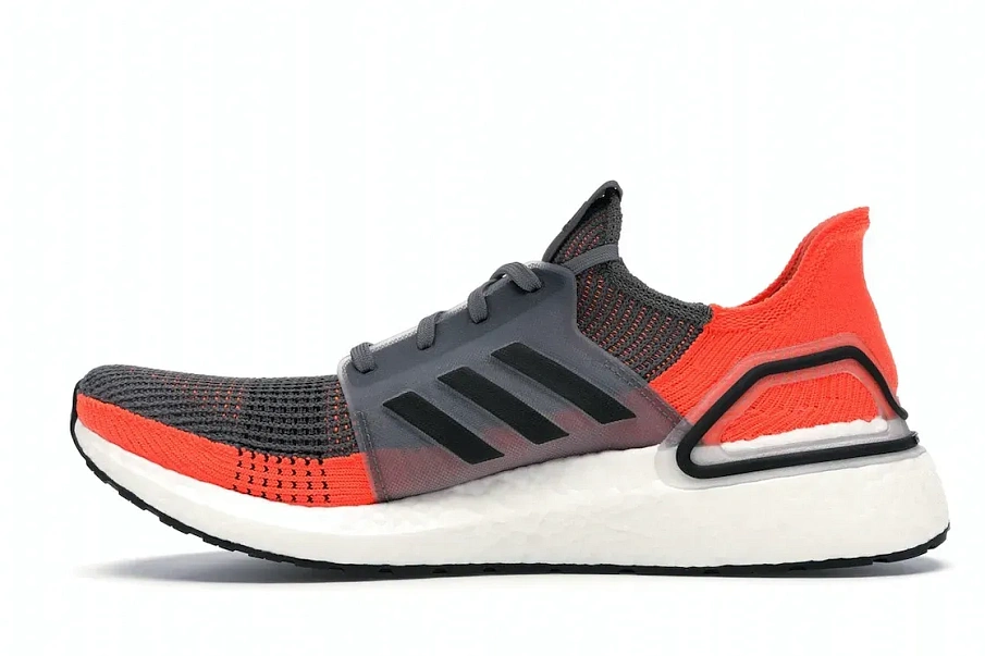 Фото № 3 с приближением к товару «‎adidas Ultra Boost 2019 Grey Four Hi Res Coral»