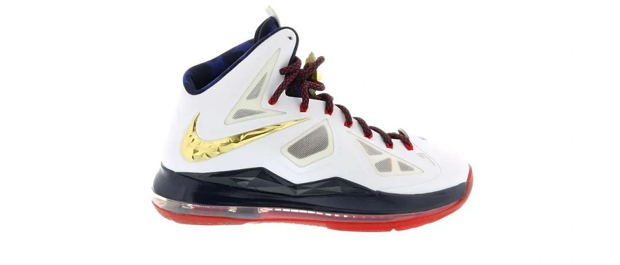 Фото № 1 с приближением к товару «‎Nike LeBron X SP Gold Medal»