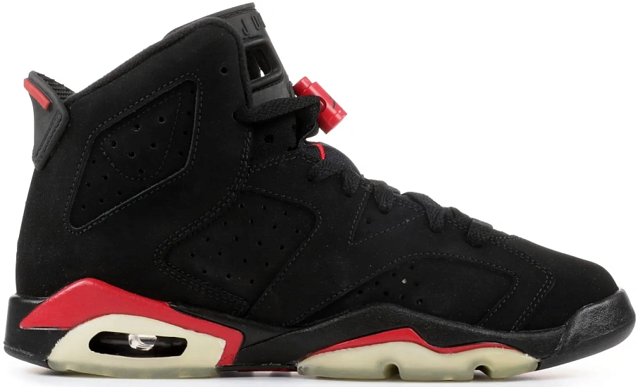 Фото № 1 с приближением к товару «‎Jordan 6 Retro Black Varsity Red »