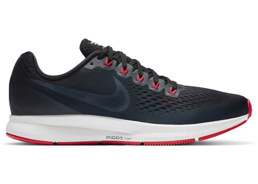 Фото № 1 с приближением к товару «‎Nike Air Zoom Pegasus 34 Black Red Orbit»