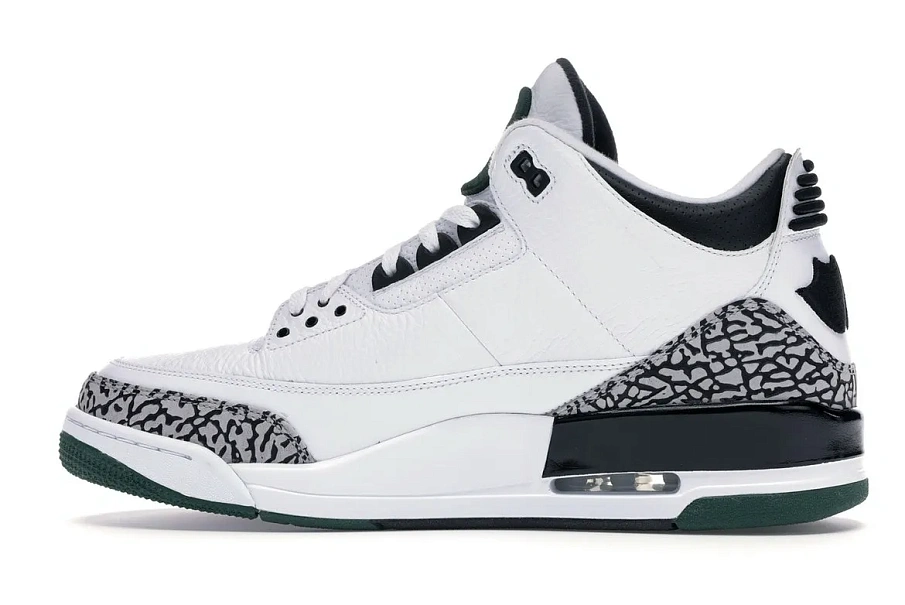 Фото № 5 с приближением к товару «‎Jordan 3 Retro Oregon Ducks Pit Crew White»