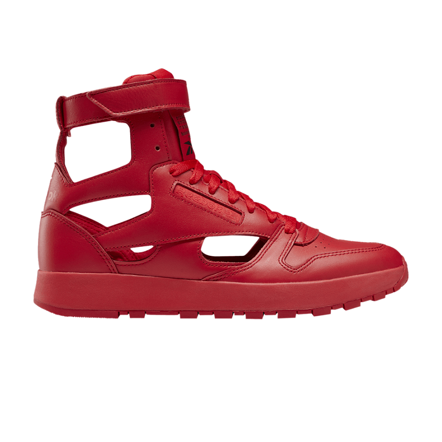 Фото № 1 с приближением к товару «‎Maison Margiela x Reebok Classic Leather Tabi High Vector Red»