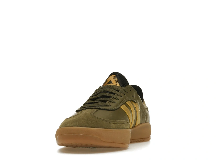 Фото № 3 с приближением к товару «‎adidas Puig Samba Palace Olive Gold»