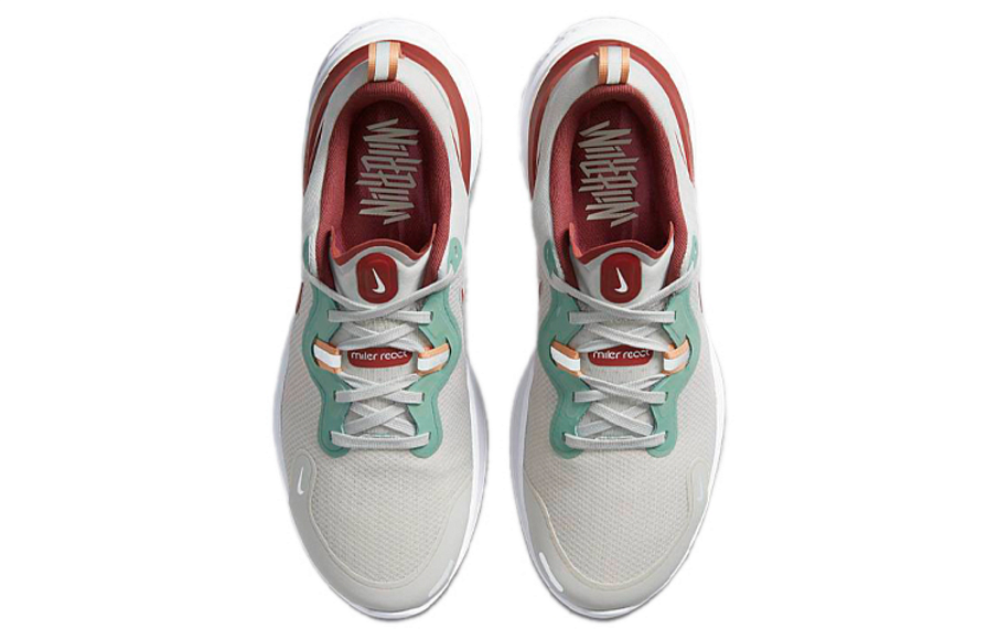 Фото № 4 с приближением к товару «‎Nike React Miler GreyGreenRed»