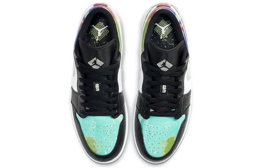 Фото № 4 с приближением к товару «‎Nike Air Jordan 1 Low Multicolor Basketball Shoes Galaxy»