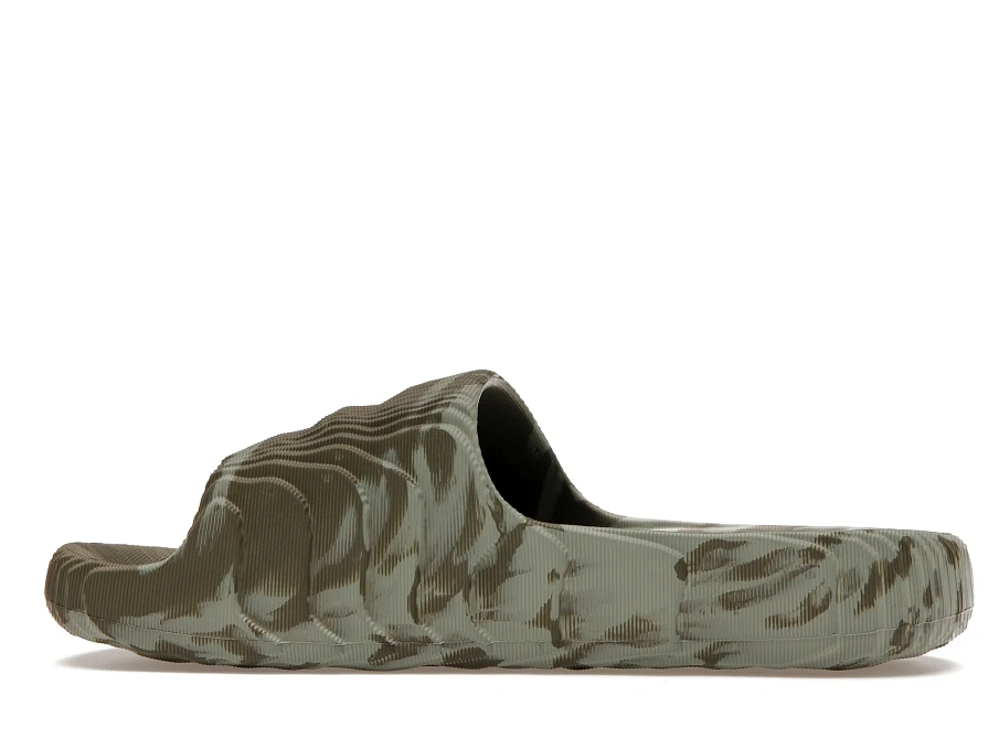 Фото № 6 с приближением к товару «‎adidas Adilette 22 Slides Olive Strata Silver Green»