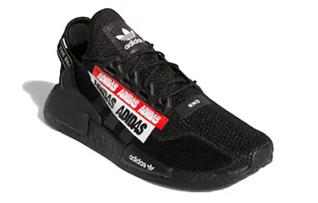 adidas originals NMDR1 V2 'Core Black Red' (H01589) - 5