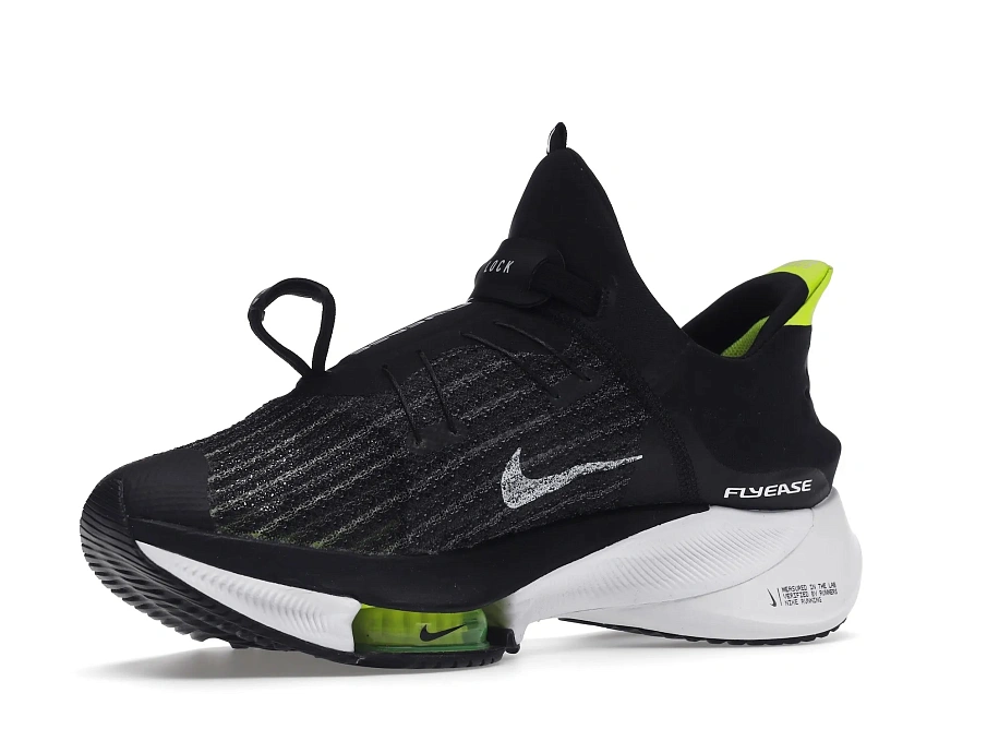 Фото № 4 с приближением к товару «‎Nike Air Zoom Tempo Next% FlyEase Black White Volt»