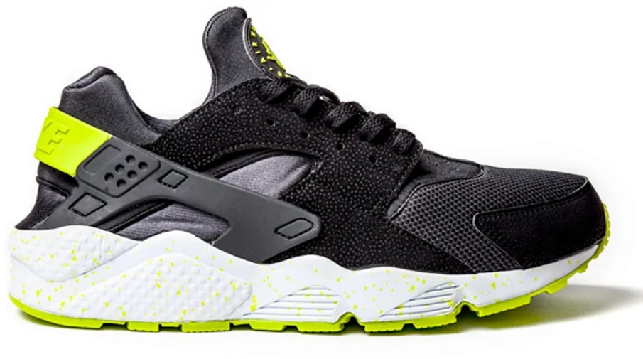 Фото № 1 с приближением к товару «‎Nike Air Huarache Black Venom Green»