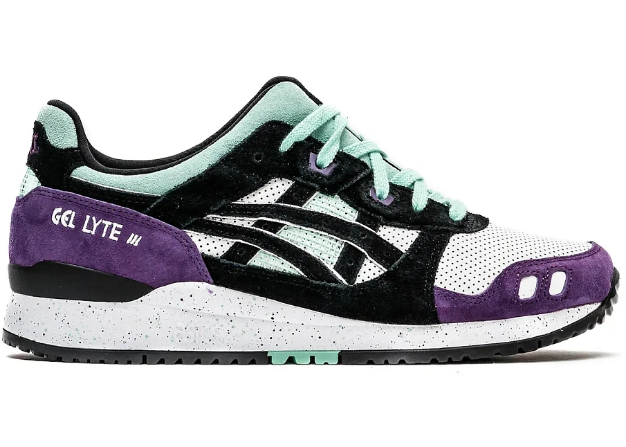 Фото № 1 с приближением к товару «‎ASICS Gel-Lyte III OG White Black Mint Purple»