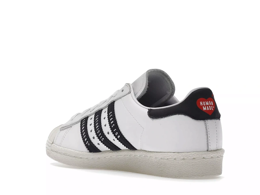 Фото № 5 с приближением к товару «‎adidas Superstar Human Made White Black»