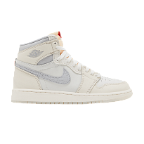 Фото № 1 с приближением к товару «‎Air Jordan 1 High Retro OG GS Sail University Red»