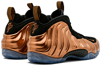 Фото № 3 с приближением к товару «‎ Nike Foamposite One Vintage basketball shoes Metallic CopperBlack»