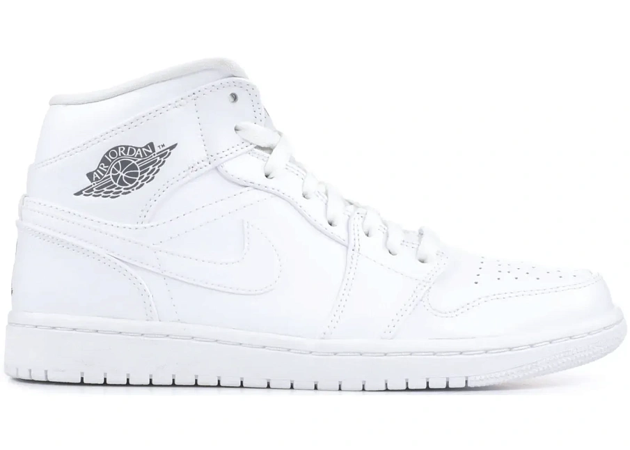 Фото № 1 с приближением к товару «‎Jordan 1 Mid White Cool Grey (2014)»