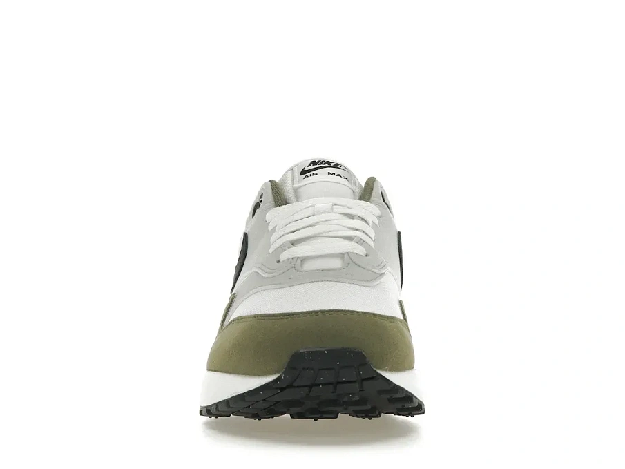 Фото № 2 с приближением к товару «‎Nike Air Max 1 White Black Medium Olive»