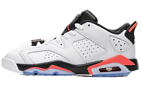 Фото № 1 с приближением к товару «‎Jordan 6 Retro Low White Infrared 23 Black (GS)»