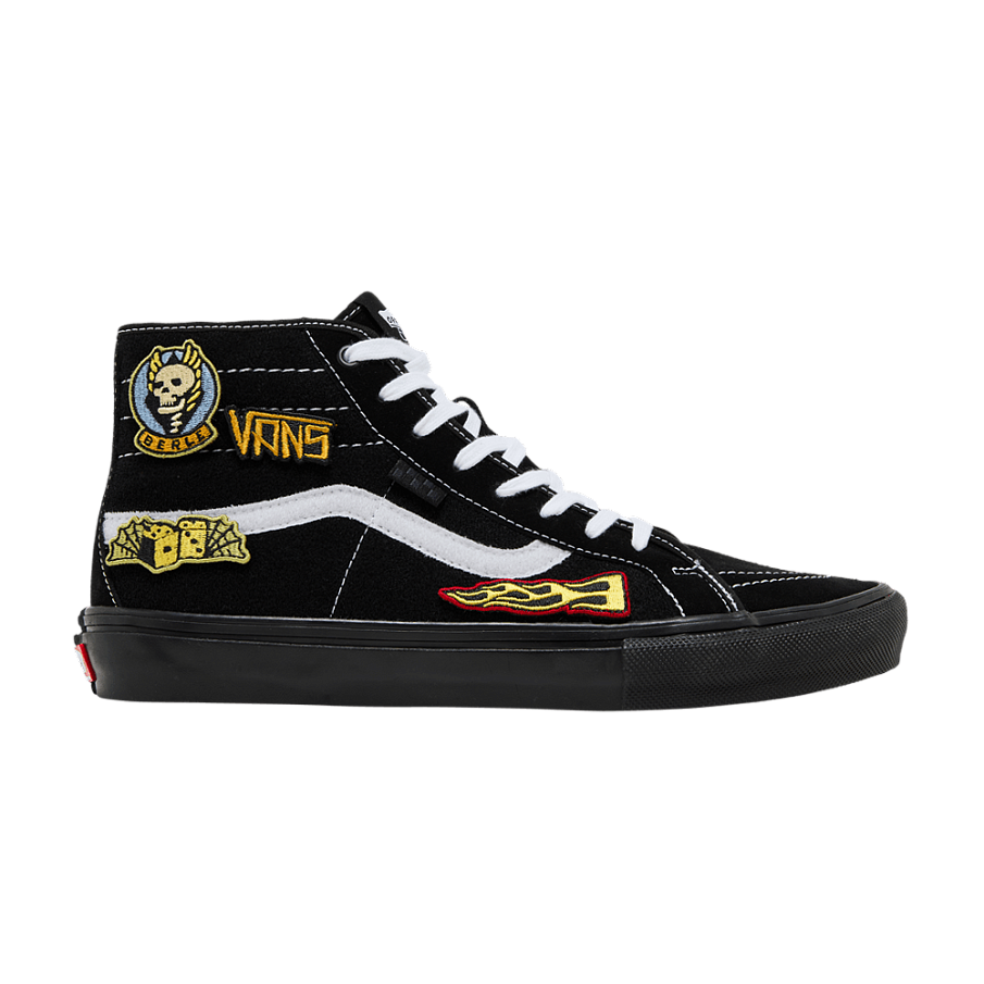 Фото № 1 с приближением к товару «‎Elijah Berle x Vans Skate Sk8-Hi Decon Black»