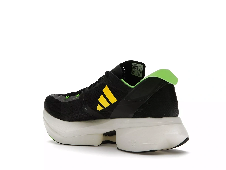 Фото № 2 с приближением к товару «‎adidas Adios Pro 3 Black Beam Yellow Solar Green»