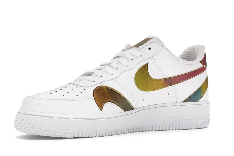 Фото № 2 с приближением к товару «‎Nike Air Force 1 Low Misplaced Swooshes White Multi»