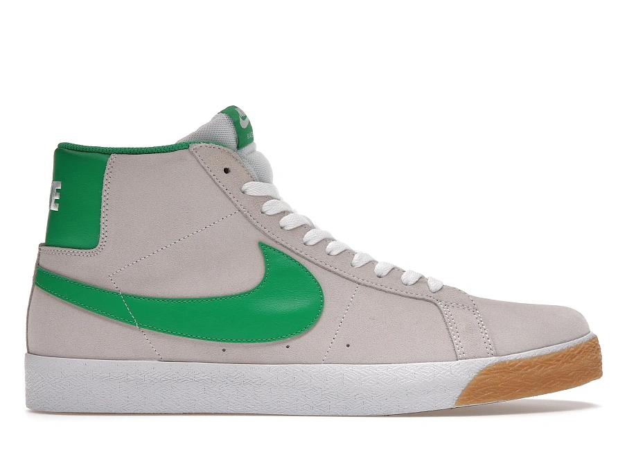 Фото № 1 с приближением к товару «‎Nike SB Zoom Blazer Mid Summit White Lucky Green»