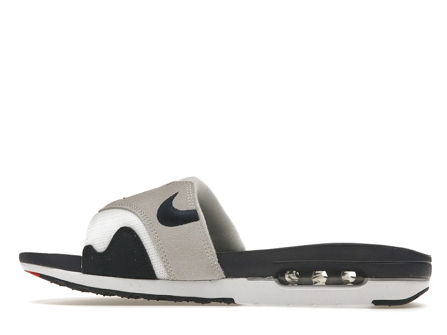 Фото № 5 с приближением к товару «‎Nike Air Max 1 Slide Obsidian University Red»