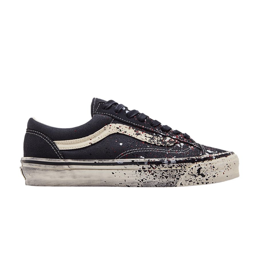 Фото № 1 с приближением к товару «‎Vans Old Skool 36 Paint Splatter Paint Splatter Charcoal Grey»