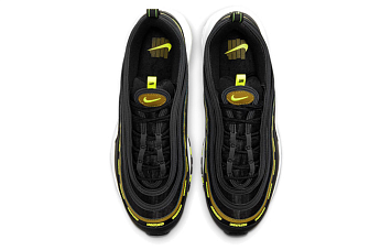 Undefeated X Nike Air Max 97 Running Shoes BlackVoltMilitia Green - 5