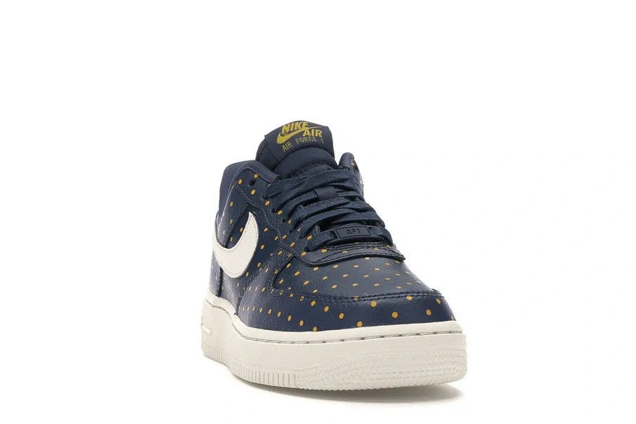 Фото № 3 с приближением к товару «‎Nike Air Force 1 Low Thunder Blue Yellow Ochre »