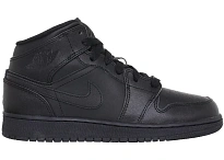 Фото № 1 с приближением к товару «‎Jordan 1 Mid Triple Black (2012) »