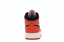 Фото № 4 с приближением к товару «‎Jordan 1 Mid Team Orange Black »