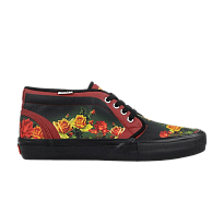 Фото № 1 с приближением к товару «‎Supreme x Jean Paul Gaultier x Vans Chukka 95 Burgundy Floral»