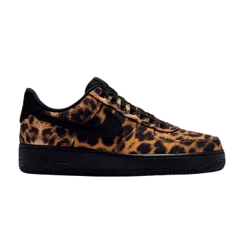 Nike Women's Air Force 1 07 SE Leopard Multi-Color Bucktan Desert Ochre Black