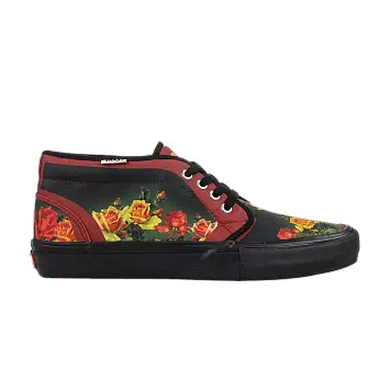 Supreme x Jean Paul Gaultier x Vans Chukka 95 Burgundy Floral - 1