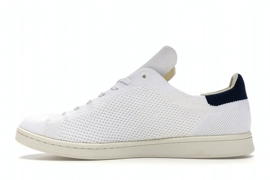 Фото № 3 с приближением к товару «‎adidas Stan Smith Primeknit White Blue»